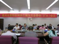 惠州市惠阳区科协三届五次全委会（扩大）会议召开