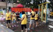 江门江海区科协联合江南街道举办儿童老人趣味科普运动