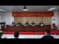 阳江市医学会眼科分会成立