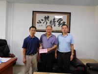 惠州市惠阳区科协慰问桥东社区科普志愿者