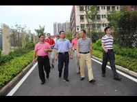 惠州市科协领导到惠阳华附考察创新大赛场馆