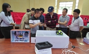 惠州市惠阳区科协邀请惠州学院专家指导参加市赛作品改良工作