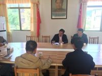 龙川县政协副主席、科协主席杨日华到丰稔镇指导检查精准扶贫工作