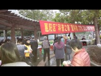 惠州市惠阳区科普志愿者冒雨开展科普宣传活动