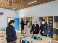 河源市东源县科协领导到广州大学附属东江中学指导校园科技馆建设