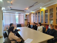 阳江市科协领导到市地震学会调研工作