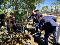 潮州市潮安区科协开展义务植树活动 