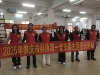 肇庆市科协组织开展“学雷锋”主题党日活动